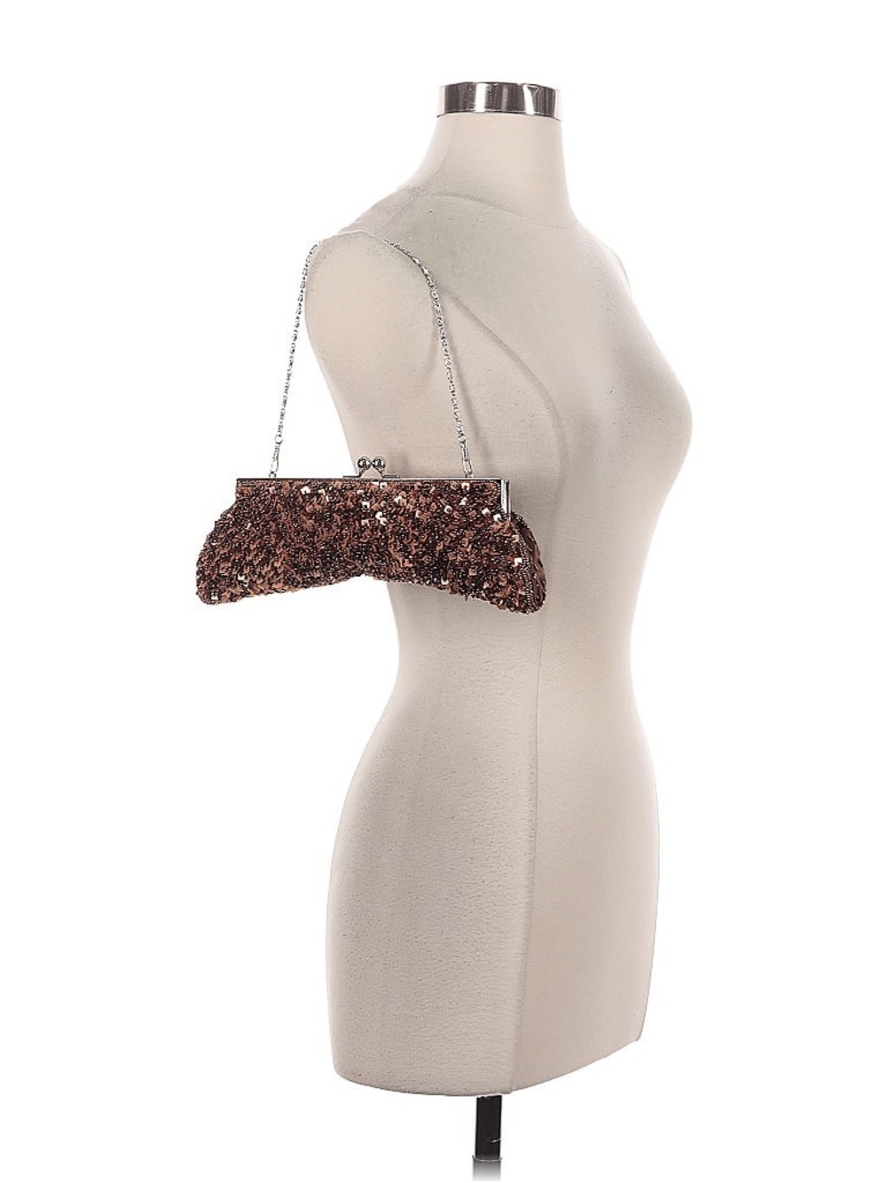 Nicole Lee Brown Sequined Bag